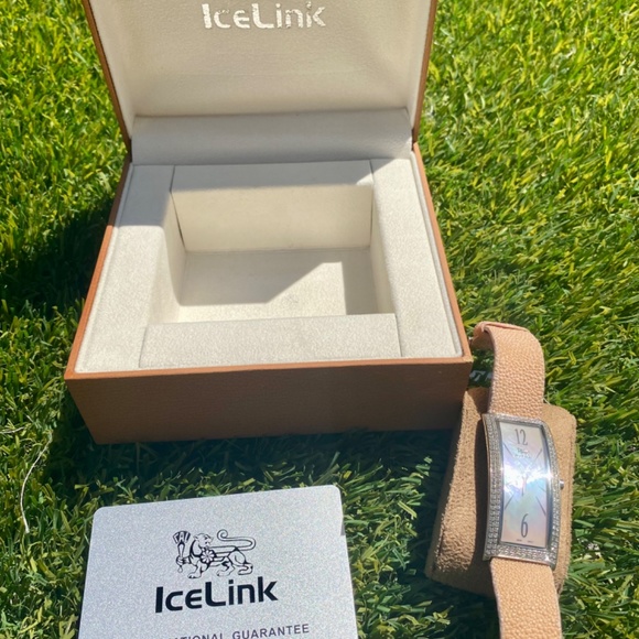 Icelink diamond watch